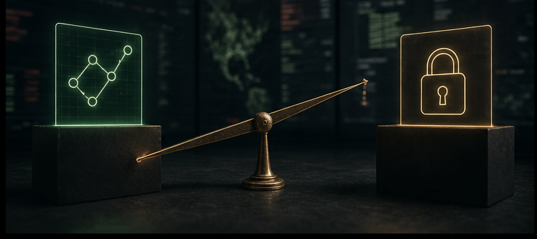 Strategy access concept with decision desk and secure trading process